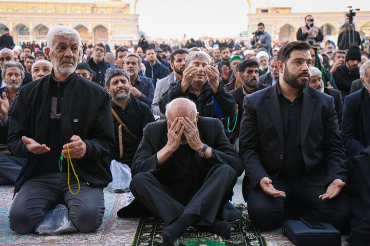 تصاویر/ نماز باران در مسجد مقدس جمکران