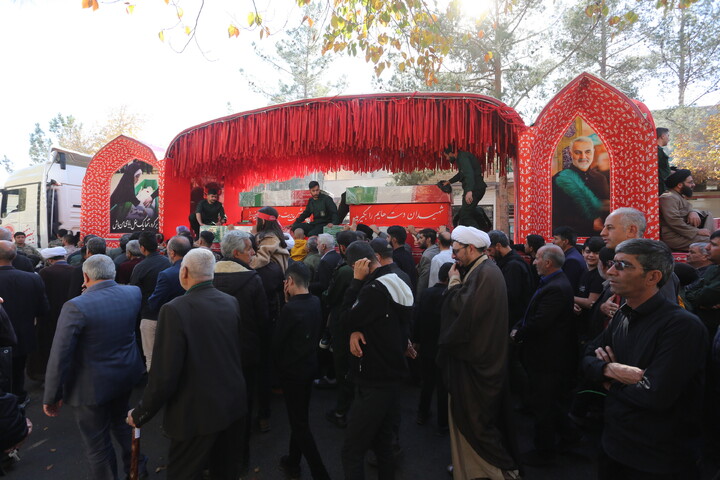 تصاویر/ آیین استقبال مردم شهر هرند از کاروان اهالی بهشت