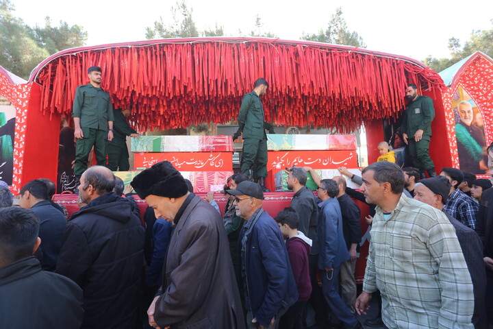 تصاویر/ آیین استقبال مردم شهر هرند از کاروان اهالی بهشت