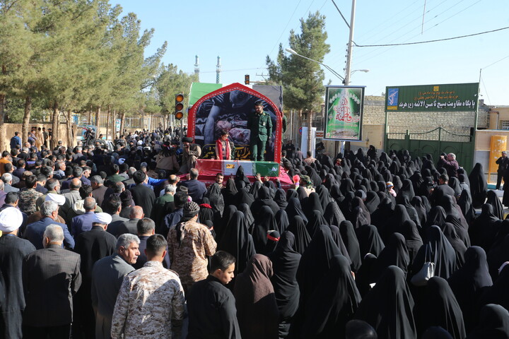 تصاویر/ آیین استقبال مردم شهر هرند از کاروان اهالی بهشت