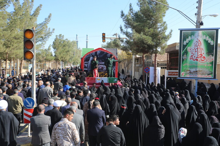 تصاویر/ آیین استقبال مردم شهر هرند از کاروان اهالی بهشت