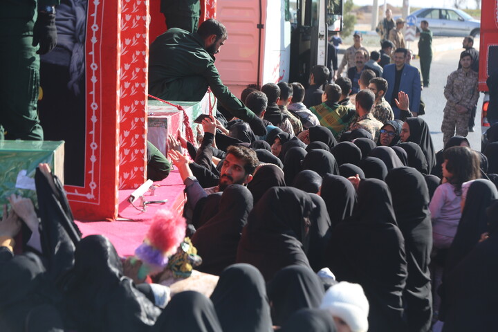 تصاویر/ آیین استقبال مردم شهر هرند از کاروان اهالی بهشت