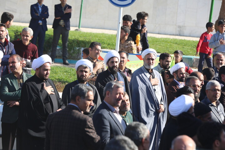 تصاویر/ آیین استقبال مردم شهر هرند از کاروان اهالی بهشت