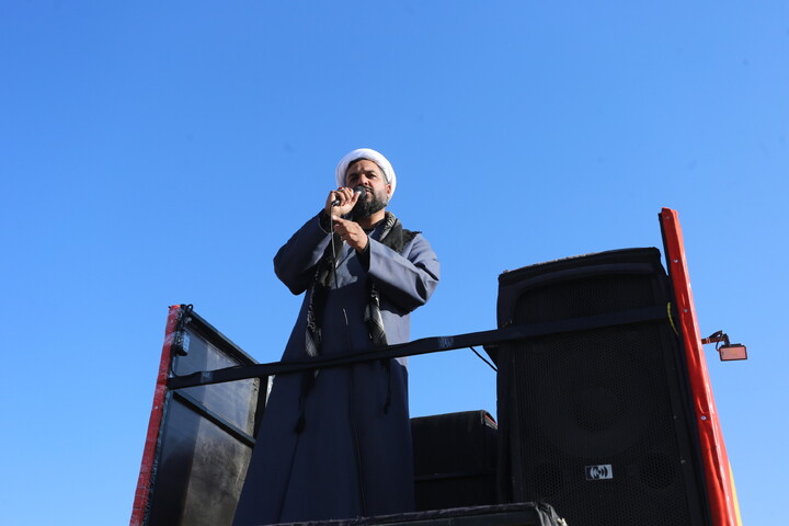 تصاویر/ آیین استقبال مردم شهر هرند از کاروان اهالی بهشت