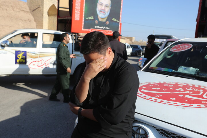 تصاویر/ آیین استقبال مردم شهر هرند از کاروان اهالی بهشت