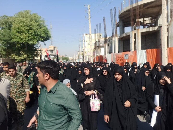 تصاویر/ استقبال از شهید گمنام در برازجان