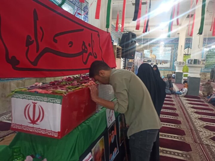 تصاویر/ استقبال از شهید گمنام در برازجان