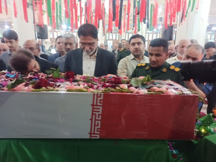 تصاویر/ استقبال از شهید گمنام در برازجان