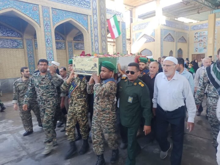 تصاویر/ استقبال از شهید گمنام در برازجان