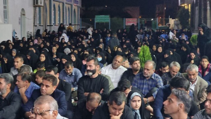 تصاویر/ مراسم شهادت حضرت فاطمه(س) در گناوه