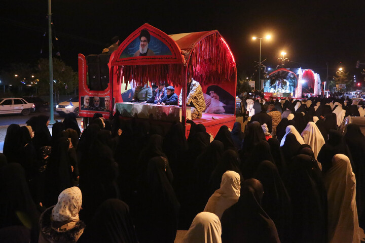 تصاویر/مردم شهیدپرور شهر ورزنه میزبان کاروان اهالی بهشت