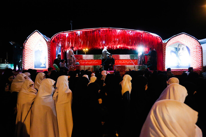 تصاویر/مردم شهیدپرور شهر ورزنه میزبان کاروان اهالی بهشت