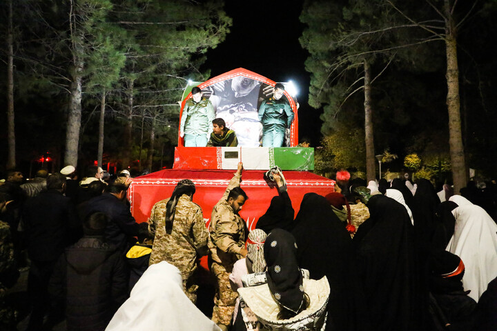 تصاویر/مردم شهیدپرور شهر ورزنه میزبان کاروان اهالی بهشت