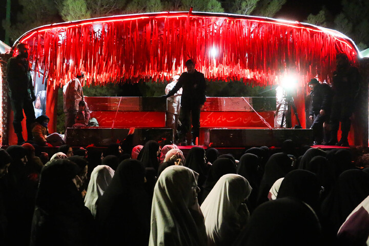 تصاویر/مردم شهیدپرور شهر ورزنه میزبان کاروان اهالی بهشت