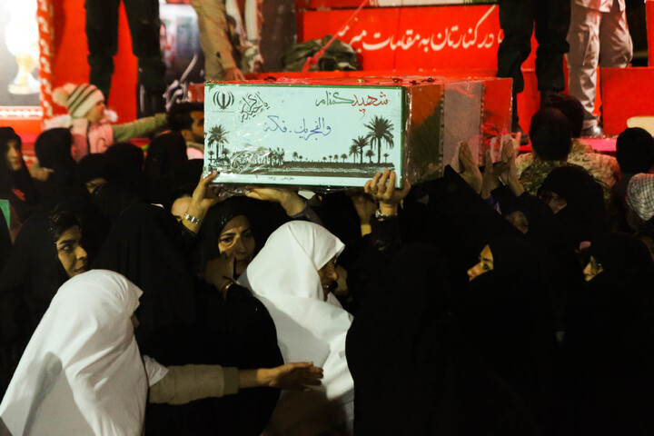 تصاویر/مردم شهیدپرور شهر ورزنه میزبان کاروان اهالی بهشت