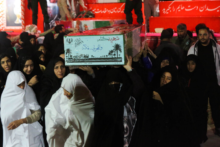 تصاویر/مردم شهیدپرور شهر ورزنه میزبان کاروان اهالی بهشت