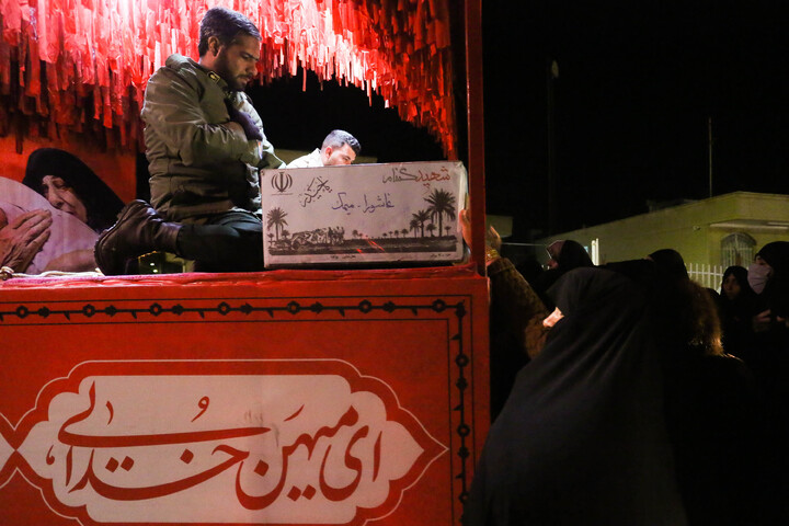 تصاویر/مردم شهیدپرور شهر ورزنه میزبان کاروان اهالی بهشت