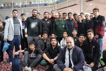 تصاویر/ حضور حلقات صالحین پایگاه های بسیج شهر اراک در مصلی بیت‌المقدس