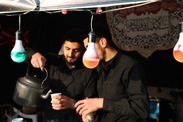 تصاویر/ ایستگاه صلواتی موکب مدرسه علمیه ولیعصر(ع) تبریز