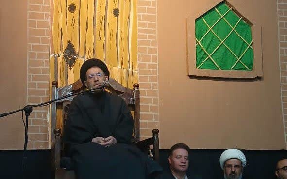 تصاویر/مراسم عزاداری شهادت حضرت زهرا(س)با حضور نماینده ولی‌فقیه در لرستان در شهر سراب حمام پلدختر