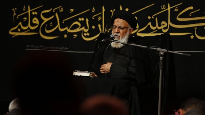 تصاویر/ مراسم سوگواری شهادت حضرت فاطمه(س) در حسینیه آیت الله حقشناس