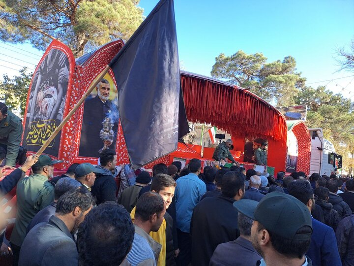 تشییع شهدای گمنام در شهرستان نایین