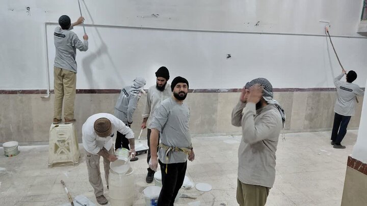 فعالیتهای جهادی طلاب حوزه علمیه قزوین در الموت غربی قزوین