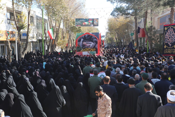 تصاویر/ استقبال مردم شهر نائین از کاروان اهالی بهشت