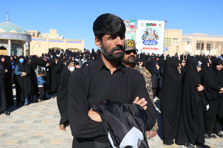 تصاویر/ استقبال مردم شهر نائین از کاروان اهالی بهشت