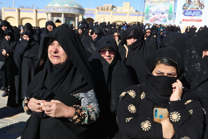 تصاویر/ استقبال مردم شهر نائین از کاروان اهالی بهشت