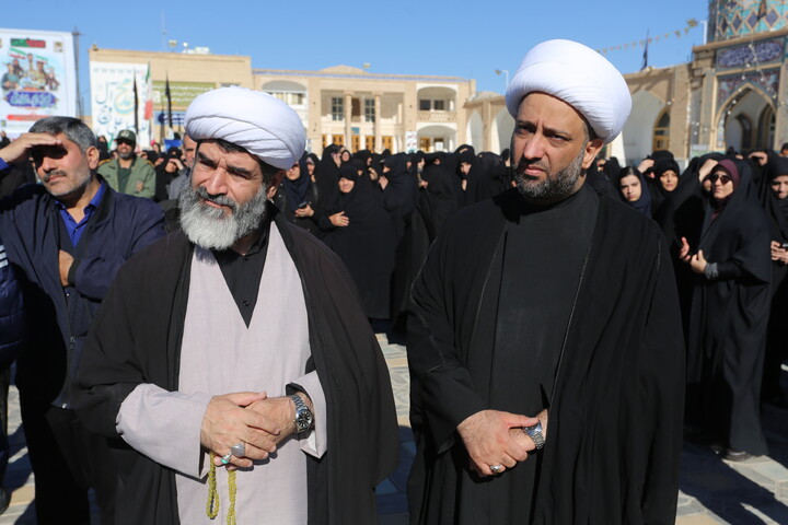 تصاویر/ استقبال مردم شهر نائین از کاروان اهالی بهشت