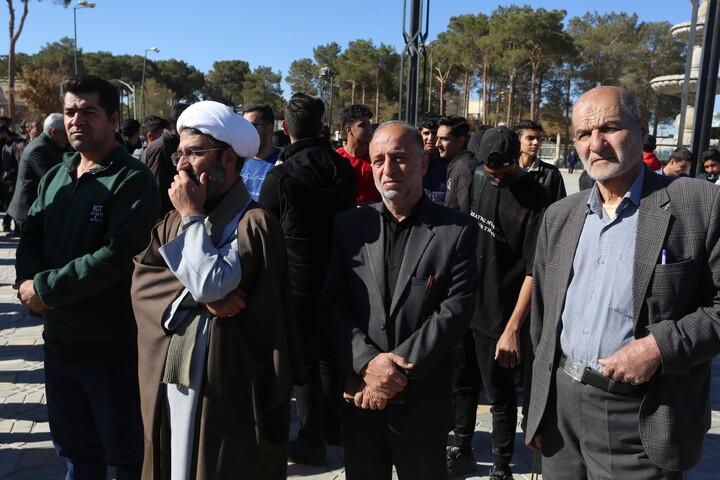 تصاویر/ استقبال مردم شهر نائین از کاروان اهالی بهشت