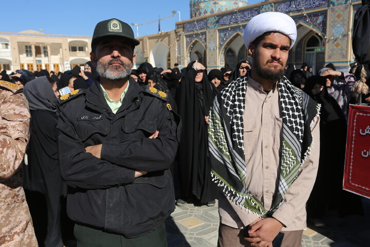 تصاویر/ استقبال مردم شهر نائین از کاروان اهالی بهشت