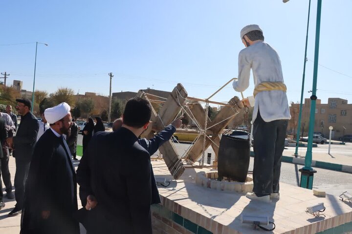 تصاویر/ بازدید امام جمعه اشکذر از روند آماده‌سازی پارک بزرگ خلیلی شهر مجومرد