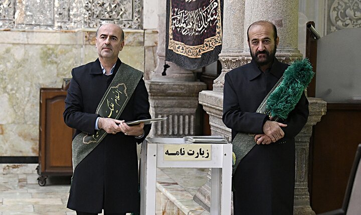 تصاویر/ مراسم غبارروبی مضجع مطهر حضرت عبدالعظیم(ع)