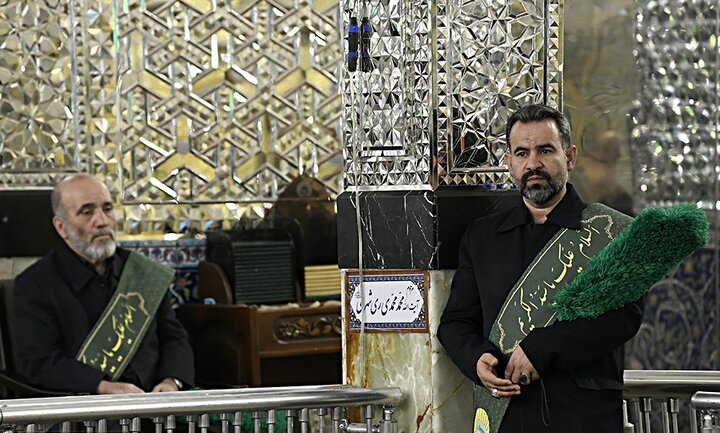 تصاویر/ مراسم غبارروبی مضجع مطهر حضرت عبدالعظیم(ع)