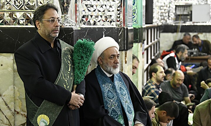 تصاویر/ مراسم غبارروبی مضجع مطهر حضرت عبدالعظیم(ع)