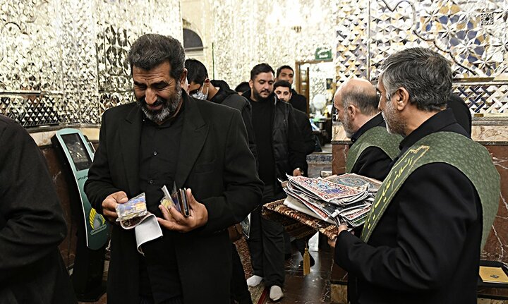 تصاویر/ مراسم غبارروبی مضجع مطهر حضرت عبدالعظیم(ع)