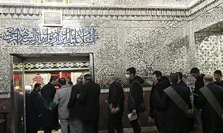 تصاویر/ مراسم غبارروبی مضجع مطهر حضرت عبدالعظیم(ع)