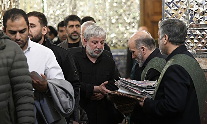 تصاویر/ مراسم غبارروبی مضجع مطهر حضرت عبدالعظیم(ع)