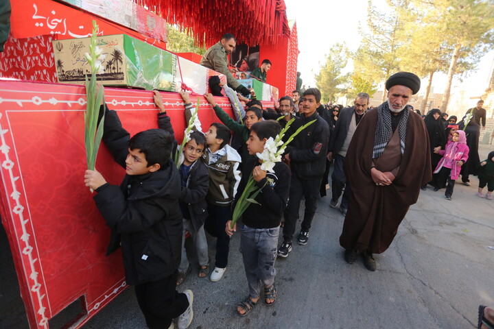 تصاویر/ مردم شهیدپرور جرقویه اصفهان میزبان کاروان اهالی بهشت
