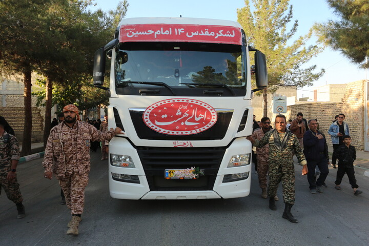 تصاویر/ مردم شهیدپرور جرقویه اصفهان میزبان کاروان اهالی بهشت