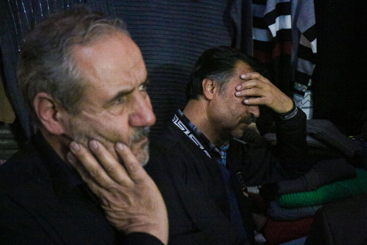 تصاویر/ مراسم چارپایه خوانی در بازار بزرگ قم