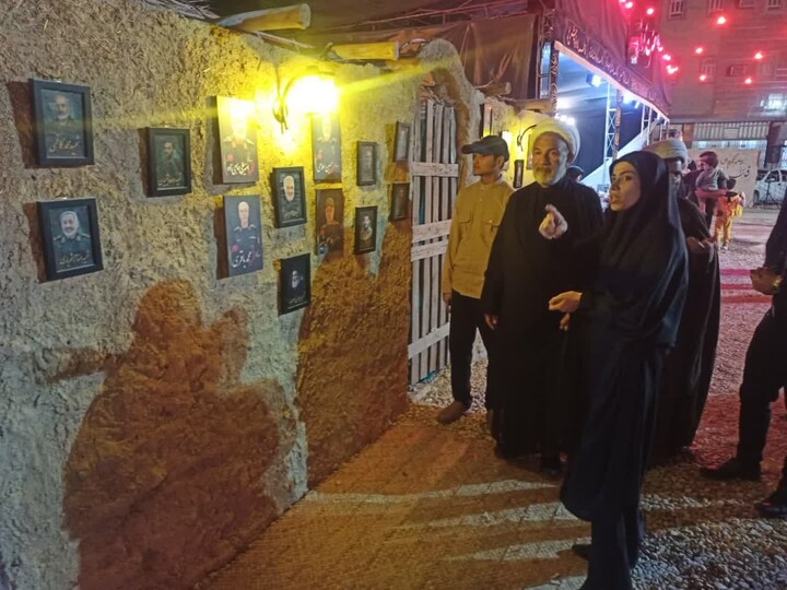 تصاویر/ میدان داری نورچشمی‌ها در چایخانه حضرت زهرا(س) در برازجان