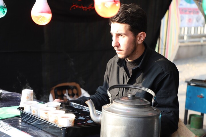 تصاویر/ ایستگاه صلواتی موکب مدرسه علمیه ولیعصر(ع) تبریز