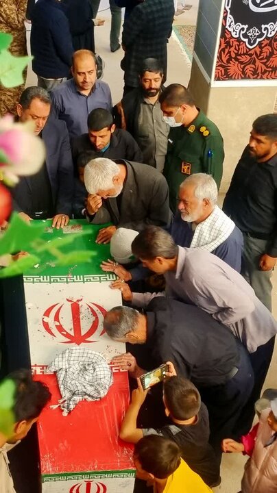 تصاویر/مراسم استقبال و تشییع شهید گمنام در رابر