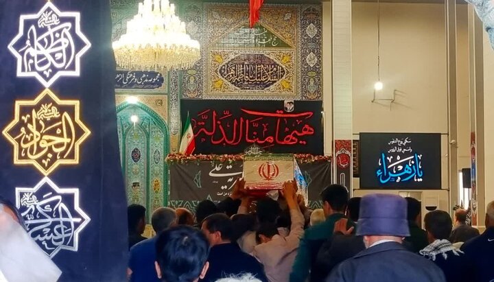 تصاویر/مراسم استقبال و تشییع شهید گمنام در رابر