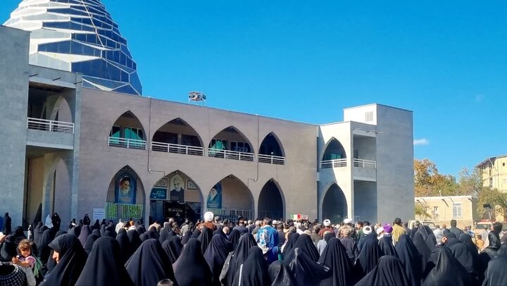 تصاویر/مراسم استقبال و تشییع شهید گمنام در رابر