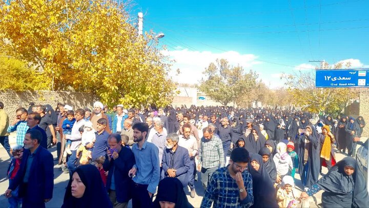 تصاویر/مراسم استقبال و تشییع شهید گمنام در رابر