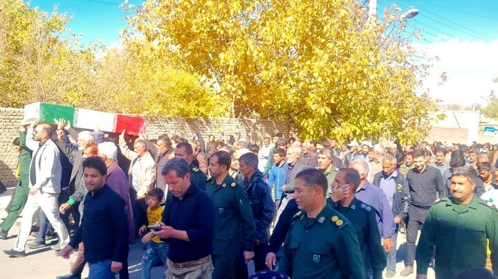 تصاویر/مراسم استقبال و تشییع شهید گمنام در رابر